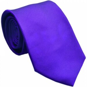 Plain Mauve Woven Silk Tie